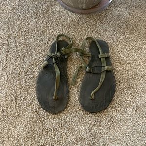 Earth Runners Barefoot Minimalist Sandals Unisex Olive Green